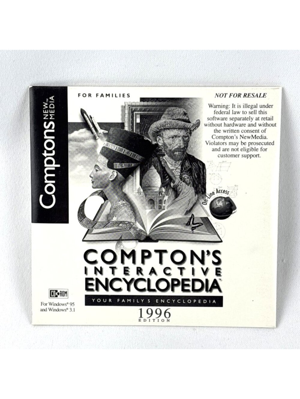 Compton's Interactive Encyclopedia 1996 Edition (CD) Tested